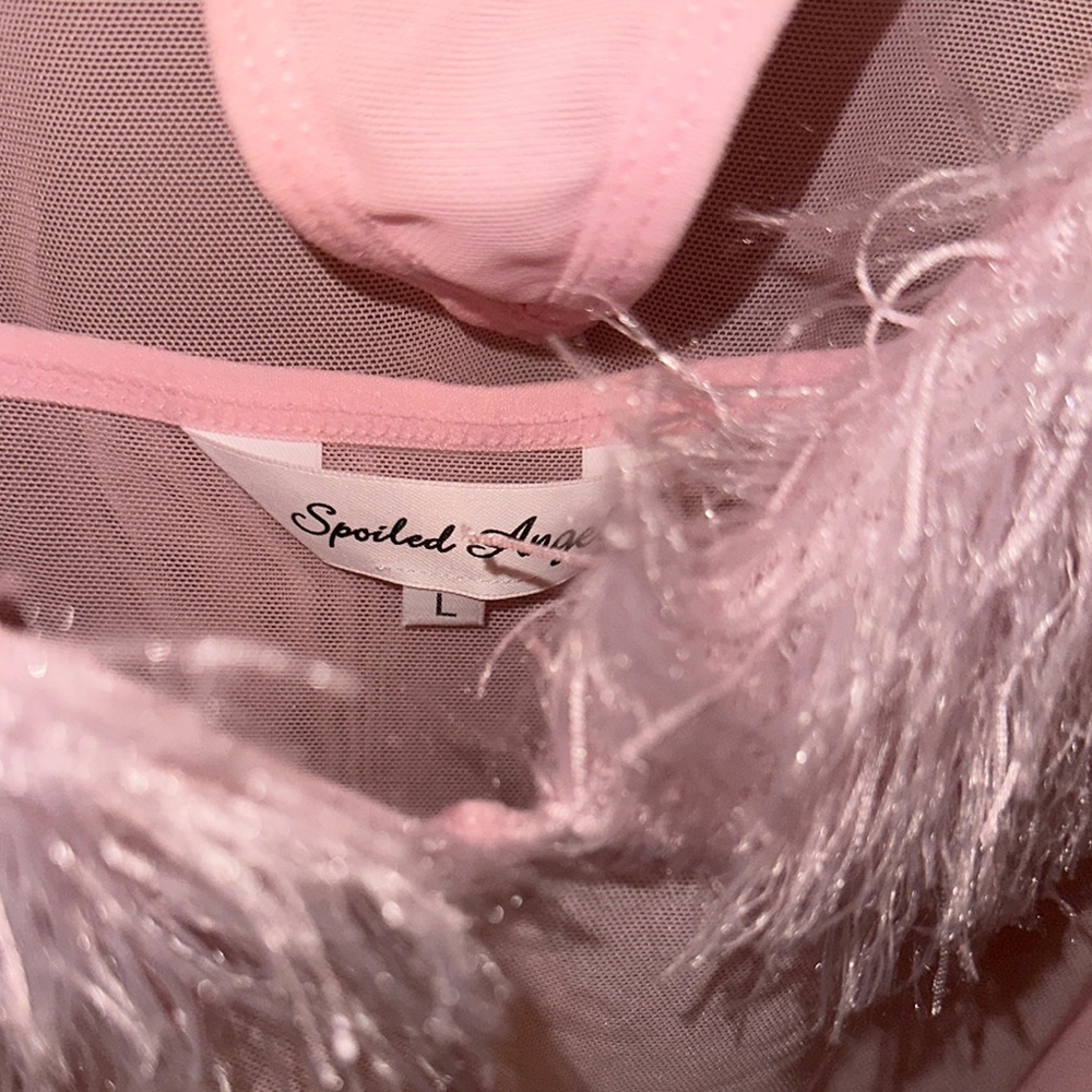 Elegant Pink Lingerie Set - image 4